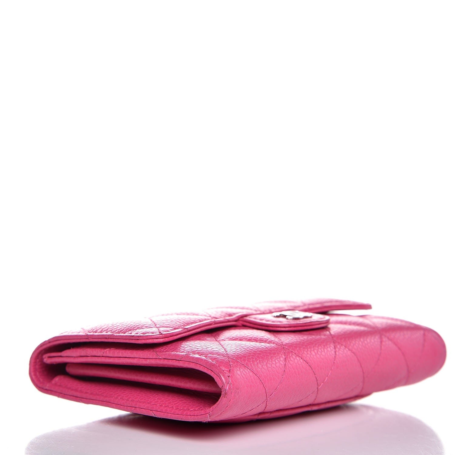Chanel Caviar Quilted Small Flap Wallet Pink 4 of 11