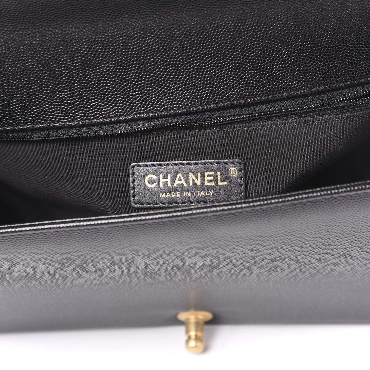 Chanel Caviar Quilted New Medium Boy Flap Black 5 of 10
