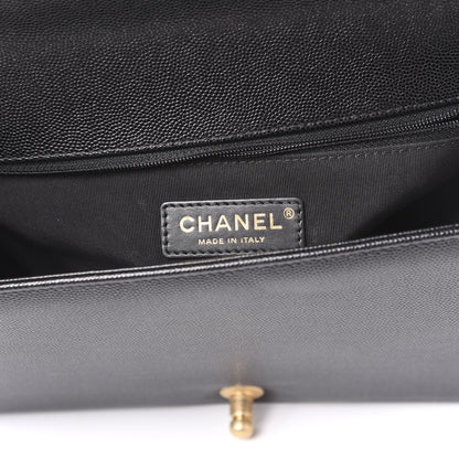 Chanel Caviar Quilted New Medium Boy Flap Black 5 of 10