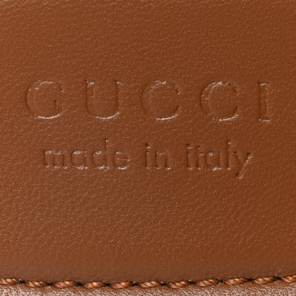 Gucci Calfskin Monogram Horsebit Womens Slide Sandals 39 Beige Ebony Sundial 8 of 9