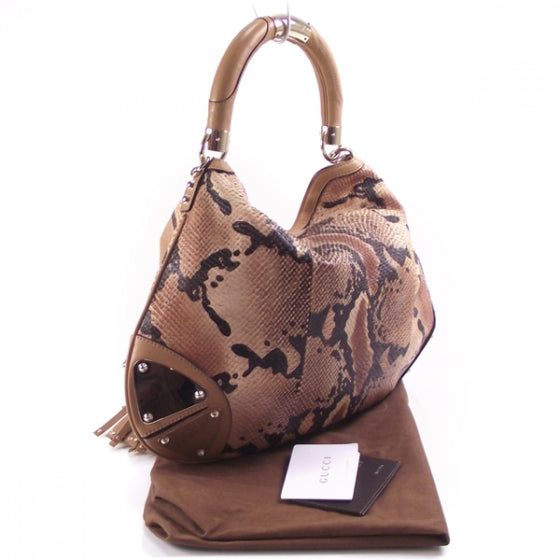 Gucci Python Indy Top Handle 4 of 11