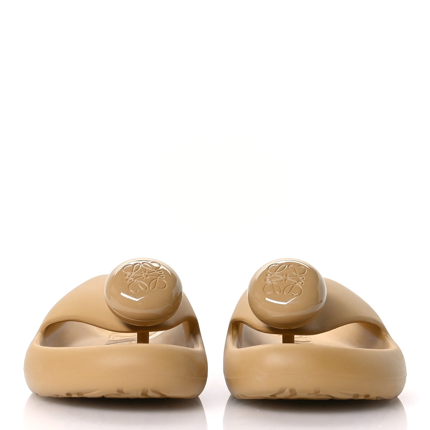 Foam Rubber Paula's Ibiza Pebble Toe Post Sandals 41 Medium Concealer