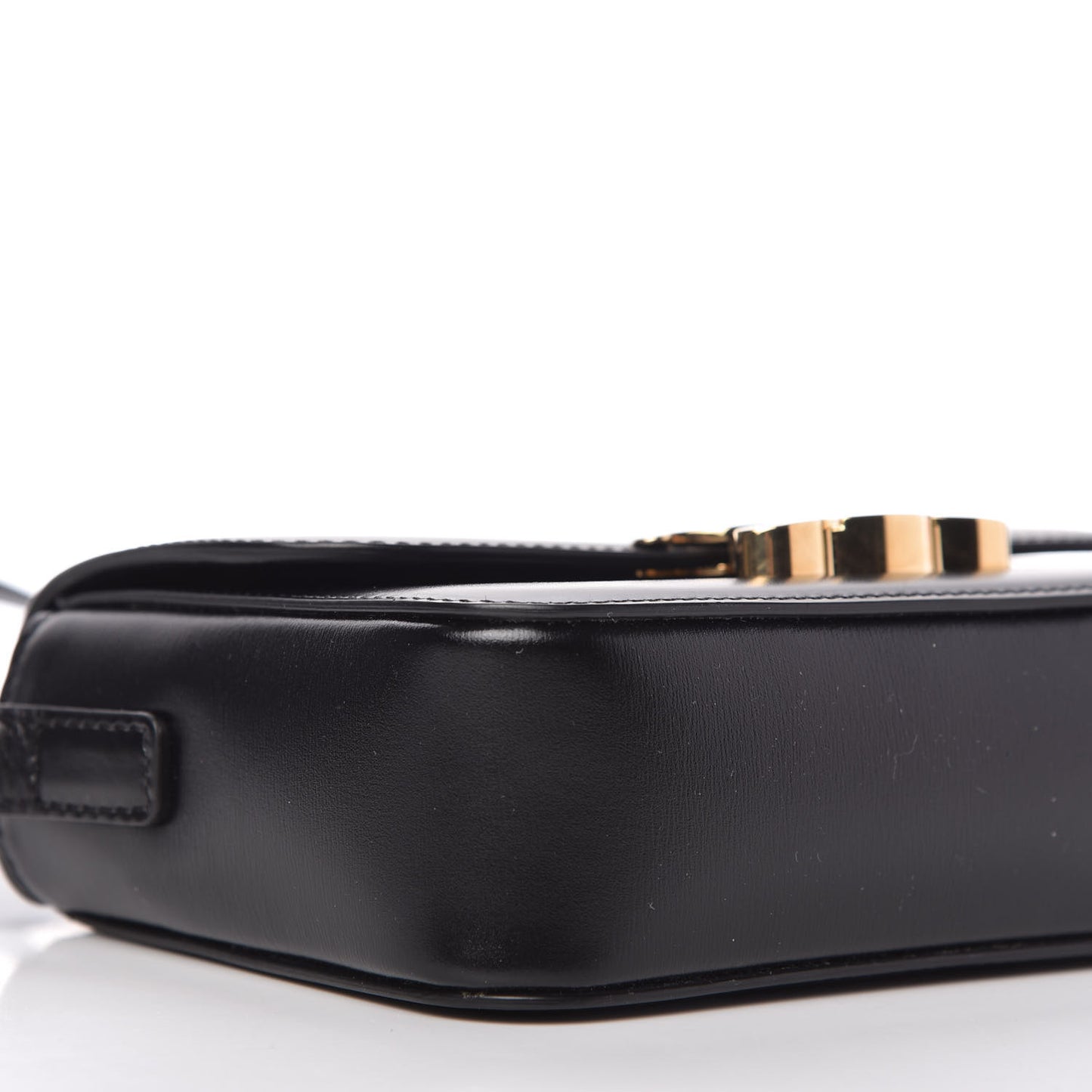 Shiny Calfskin Nano Triomphe Black