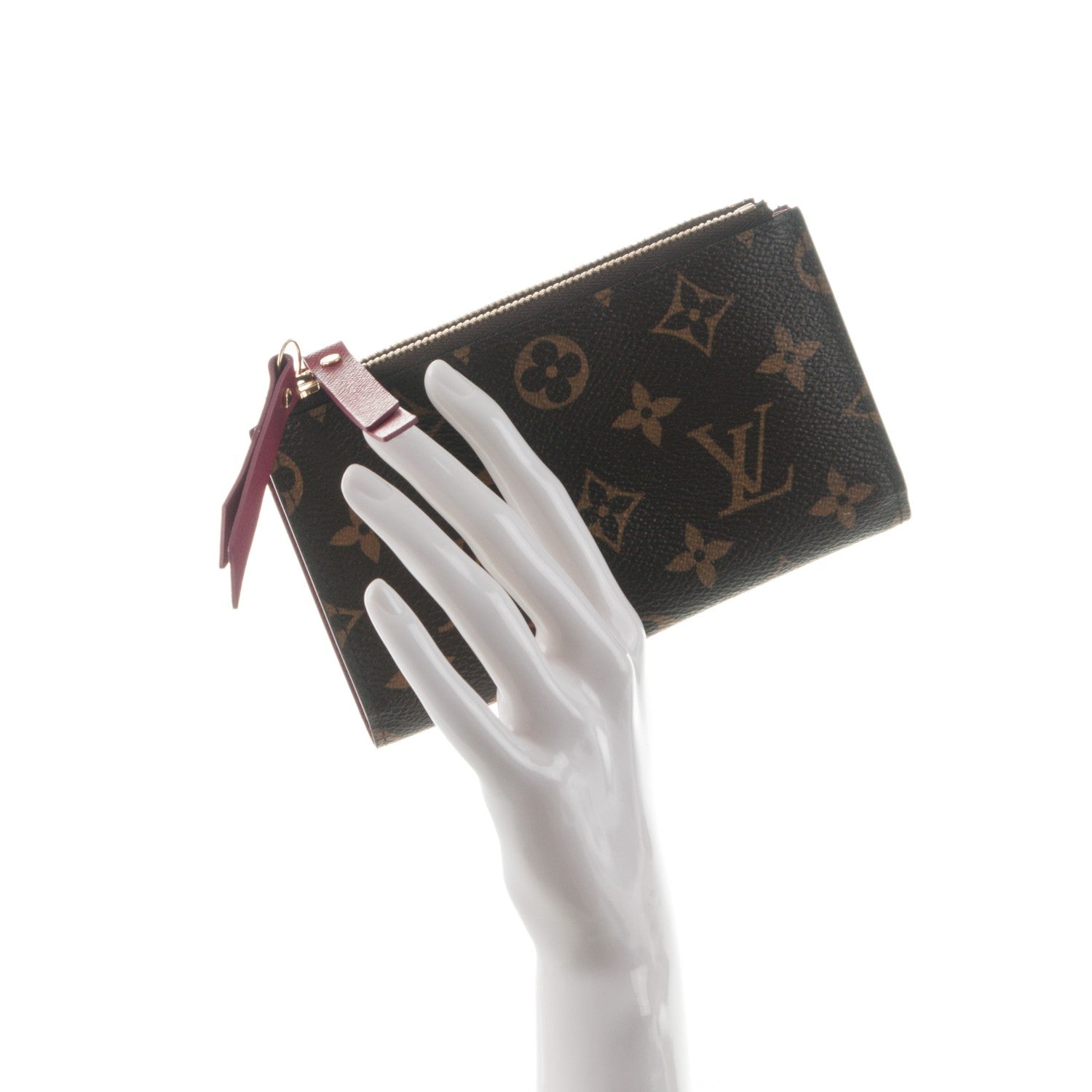 Louis Vuitton Monogram Adele Compact Wallet Fuchsia 2 of 7