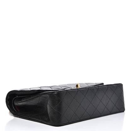 Chanel Lambskin Quilted Medium Double Flap Black 3 of 18
