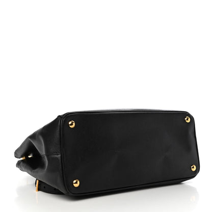 Prada Saffiano Medium Galleria Double Zip Tote Black 4 of 8