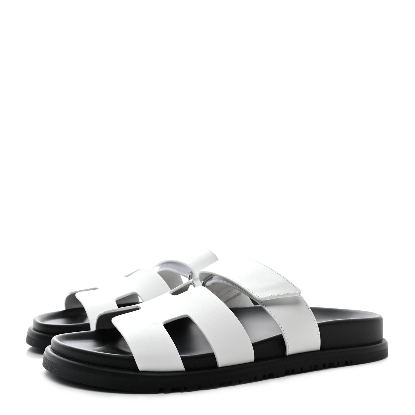 Calfskin Womens Chypre Sandals 39 White
