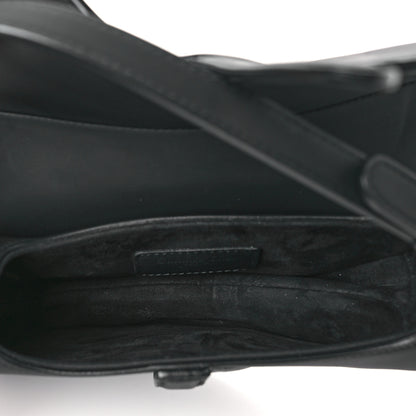 Christian Dior Ultra Matte Calfskin Mini Saddle Bag With Strap Black 5 of 10