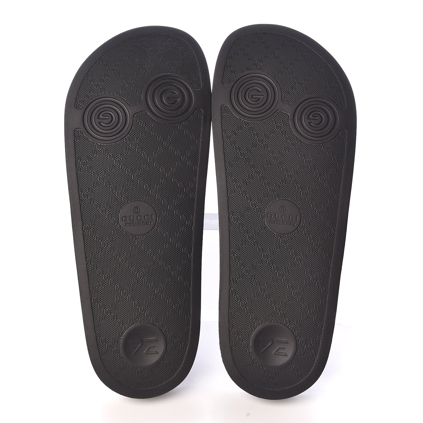 Rubber Web Mens Pool Slide Sandals 6 Black Green Red