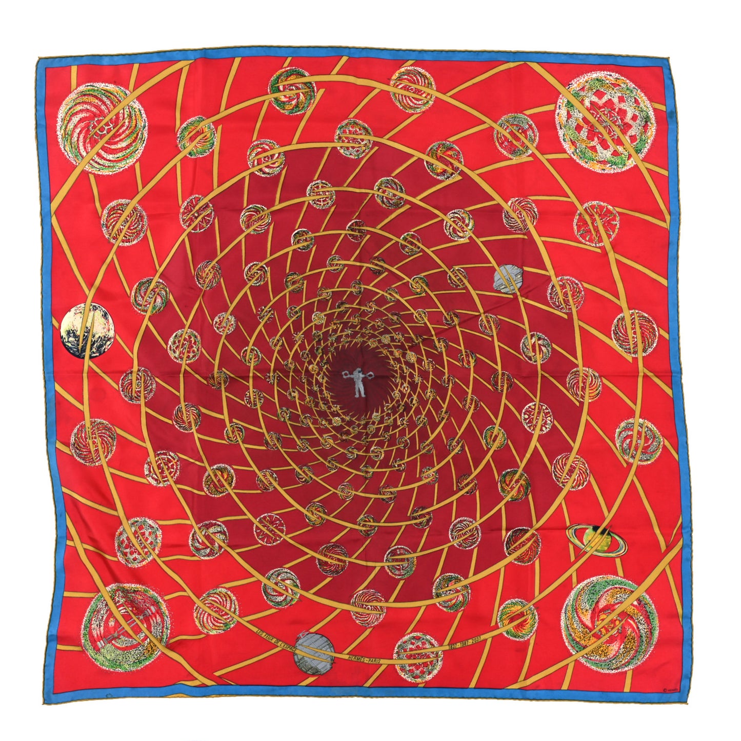 Silk Les Feux de L'Espace Scarf 90