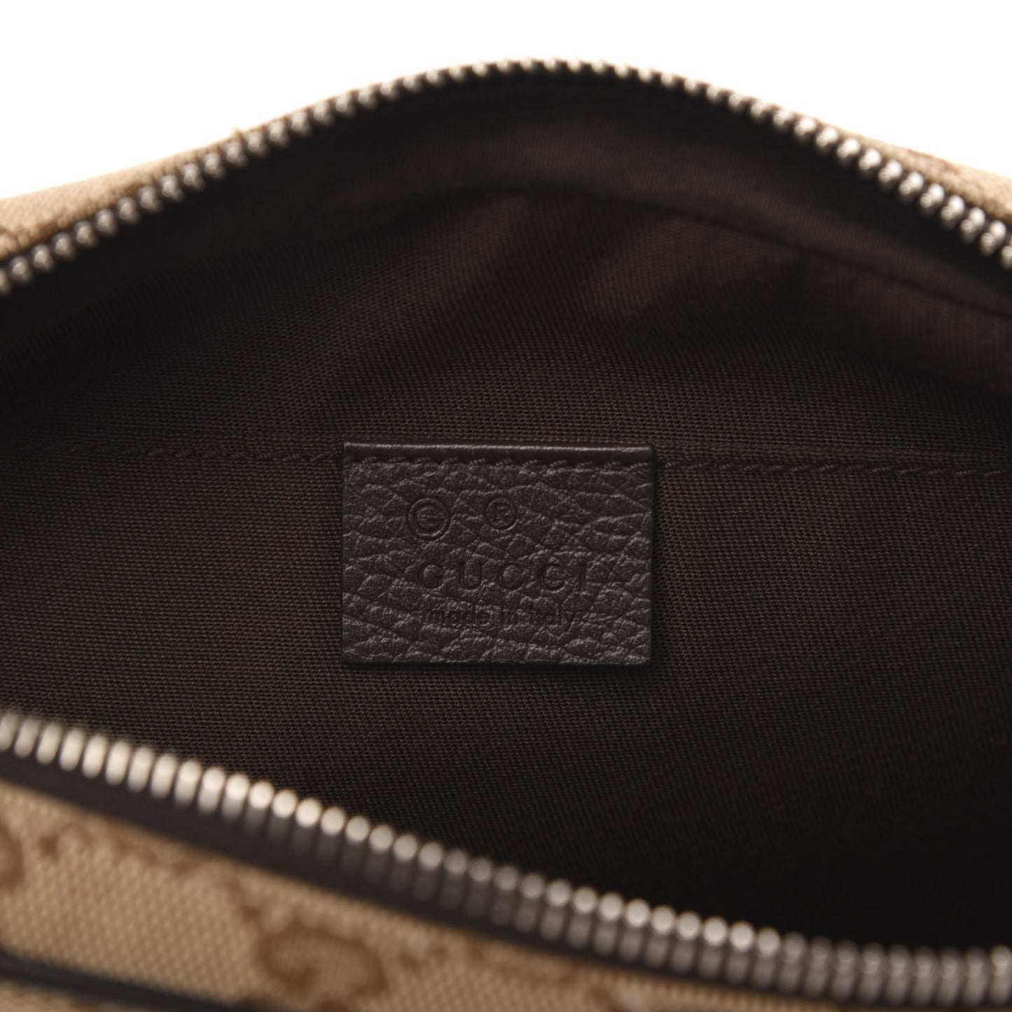 Monogram Belt Bag Dark Brown