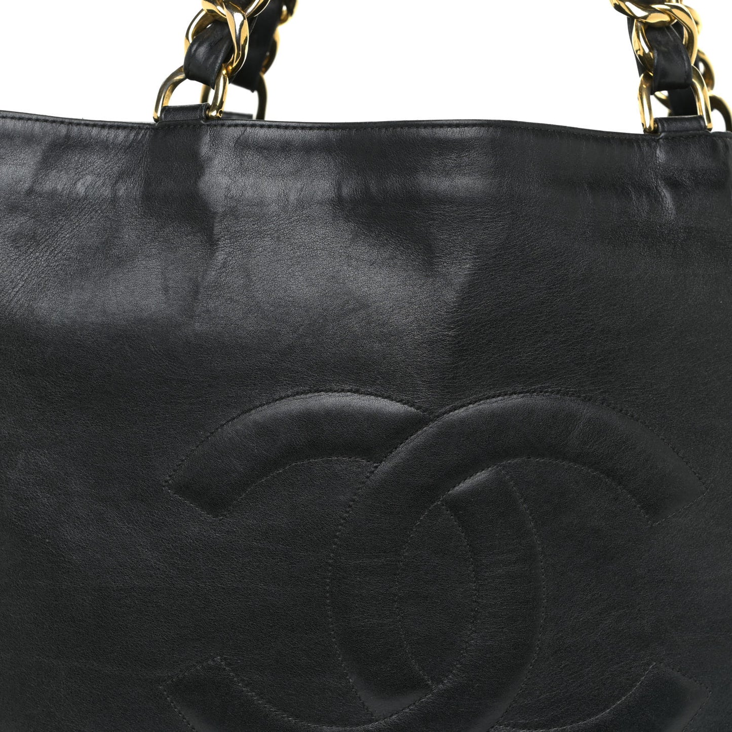 Lambskin CC Tote Black