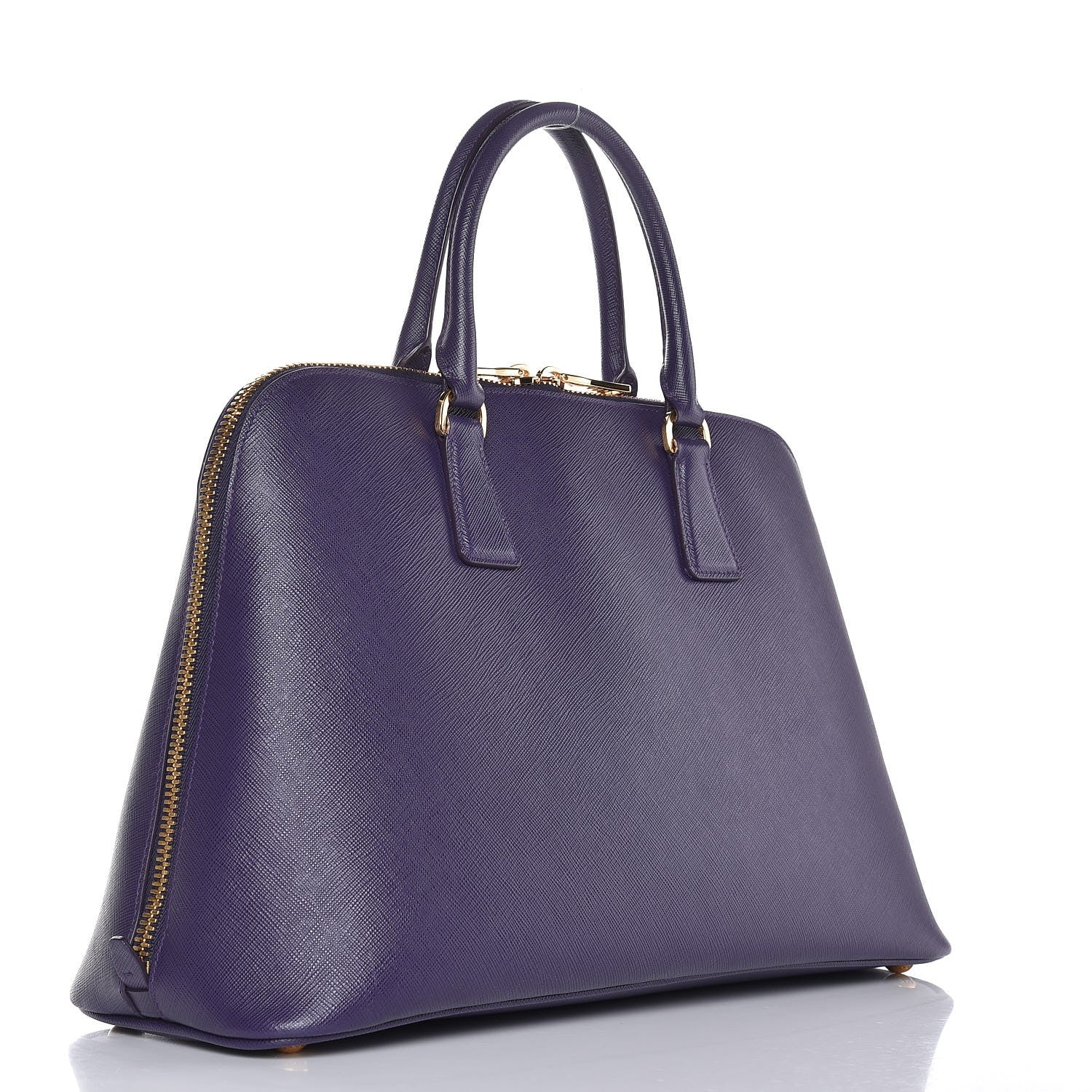 Prada Saffiano Lux Large Promenade Tote Viola 3 of 8