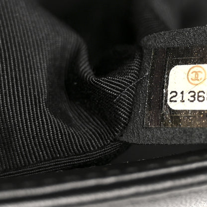 Chanel Lambskin Quilted Medium Boy Flap Black 7 of 10