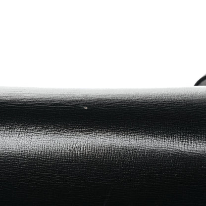Gucci Textured Calfskin Medium Torchon GG Ring Shoulder Bag Black 10 of 10