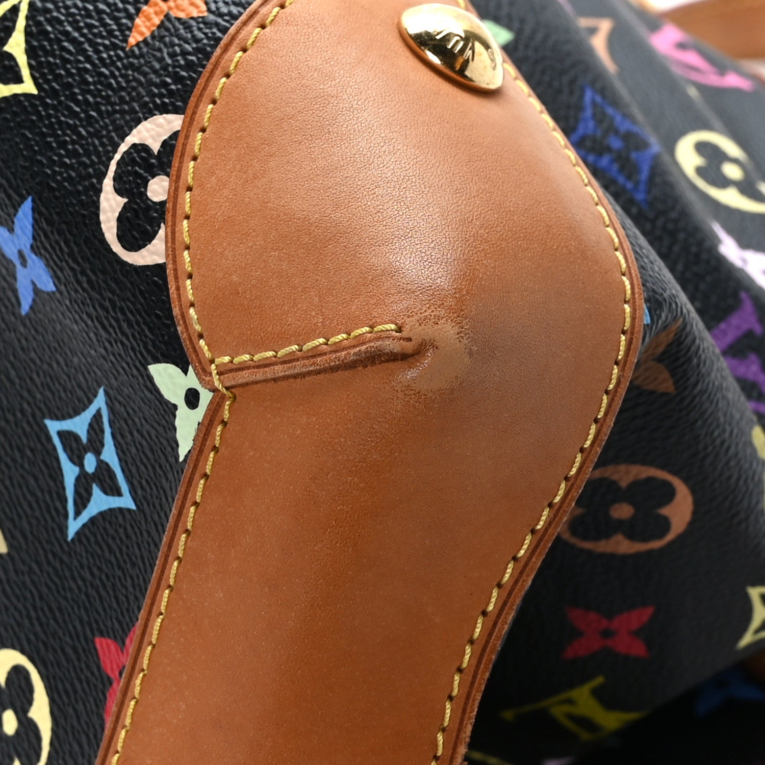 Louis Vuitton Monogram Multicolor Ursula Black 8 of 10