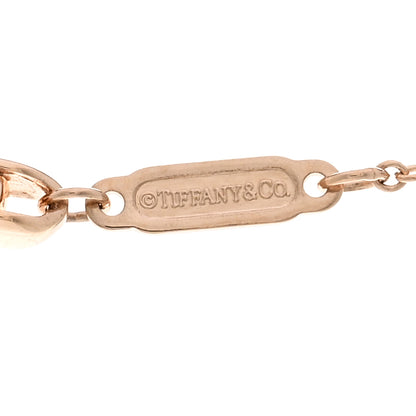 Tiffany 18K Rose Gold Diamond Jewel Box Pendant Necklace 4 of 5