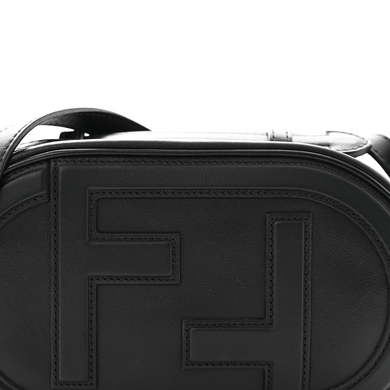 Fendi Vitello Grace Matte Mini O Lock Camera Case Black 8 of 11