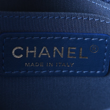 Chanel Lambskin Quilted Small Urban Spirit Backpack Blue 5 of 9