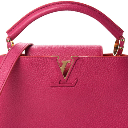 Louis Vuitton Taurillon Capucines BB Hibiscus Flamingo 10 of 10