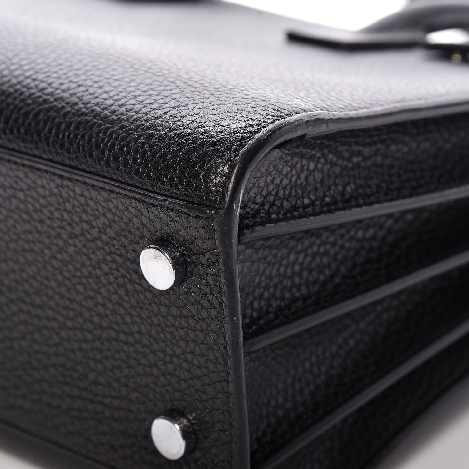 Saint Laurent Grained Calfskin Baby Sac De Jour Black 12 of 14