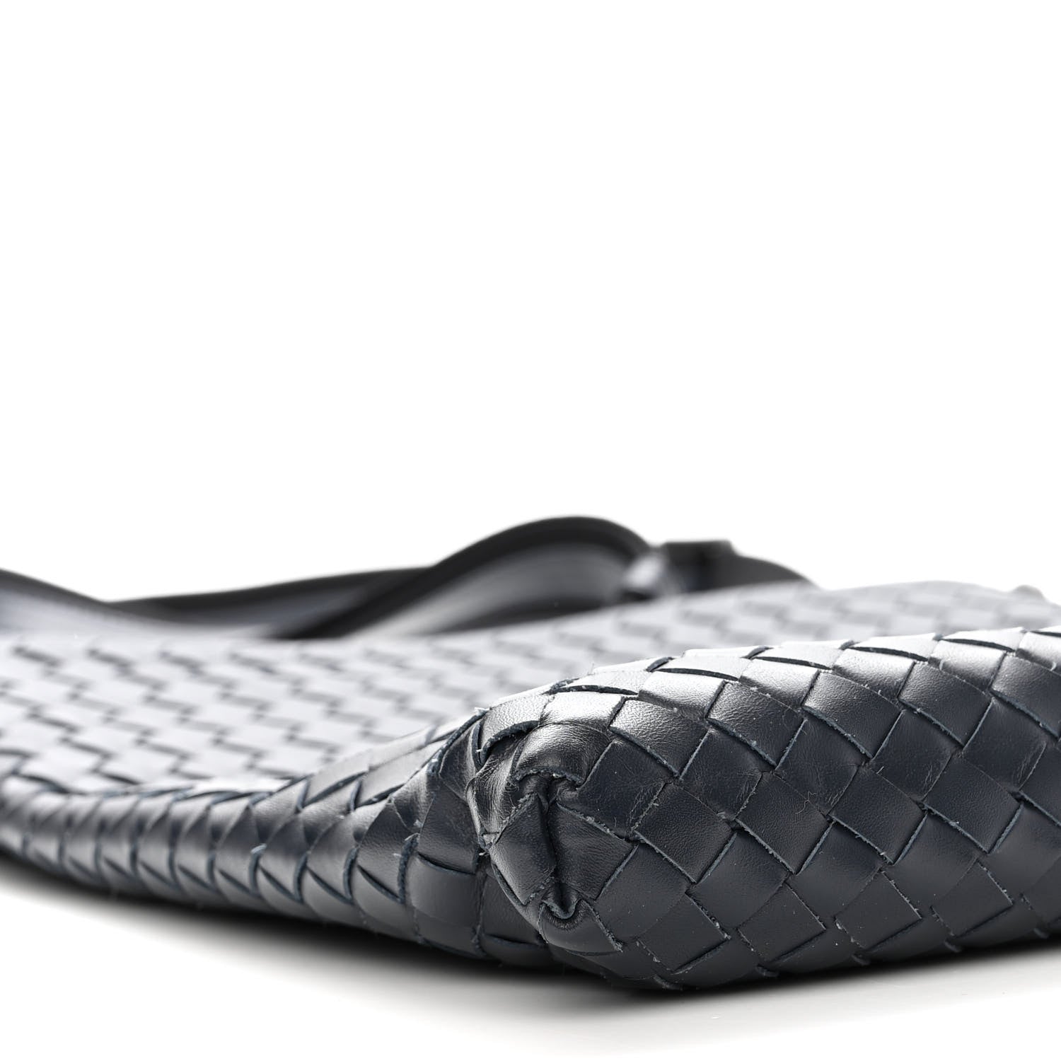 Bottega Veneta Nappa Intrecciato VN Crossbody Messenger Bag Navy 7 of 9