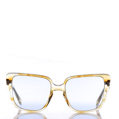 Celine Acetate Cat Eye Sunglasses CL400471 Yellow Blue 2 of 6