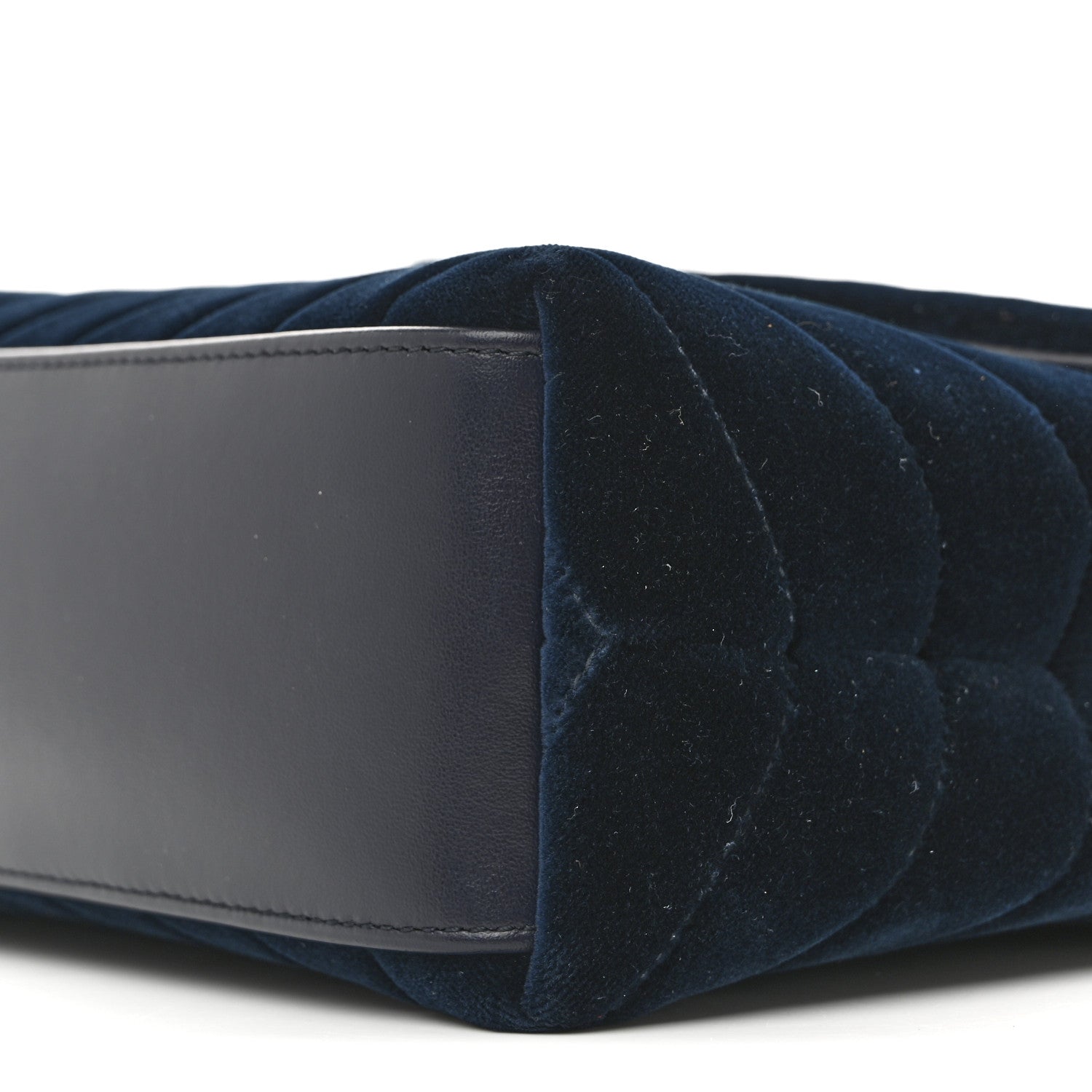 Saint Laurent Velvet Y Quilted Monogram Small Loulou Chain Satchel Medium Blue 10 of 15