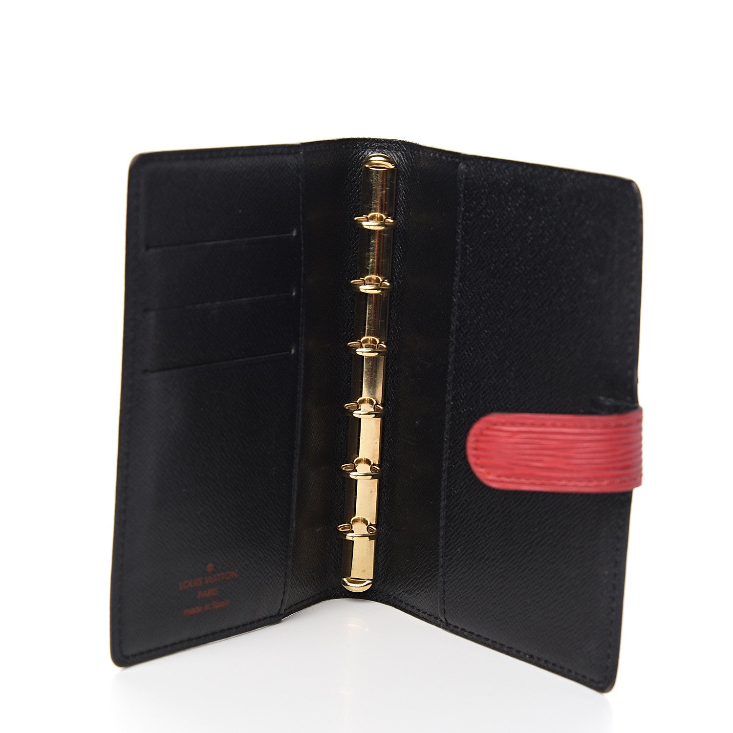 Louis Vuitton Epi Small Ring Agenda Cover Castillan Red 4 of 8