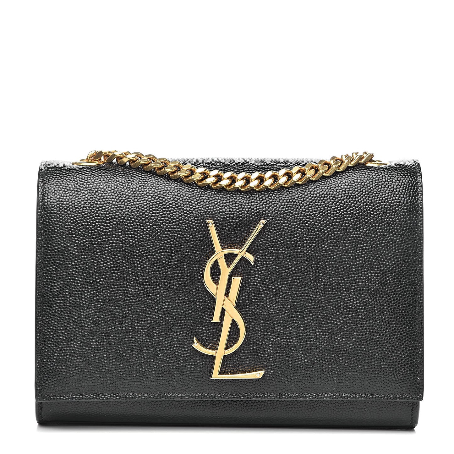 Grain De Poudre Small Monogram Kate Satchel Black