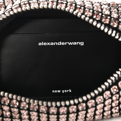 Alexander Wang Mesh Crystal Rhinestone Mini Heiress Pouch Pink 6 of 8