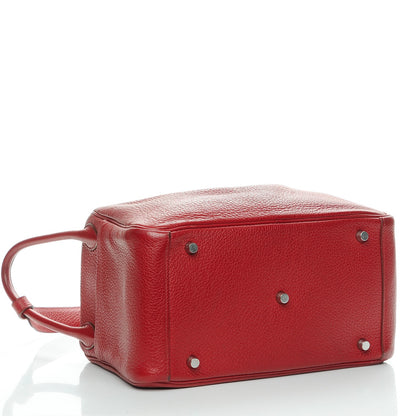 Hermes Taurillon Clemence Lindy 30 Rouge 4 of 7