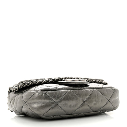 Chanel Calfskin Mini Chain Me Flap Dark Grey 4 of 12