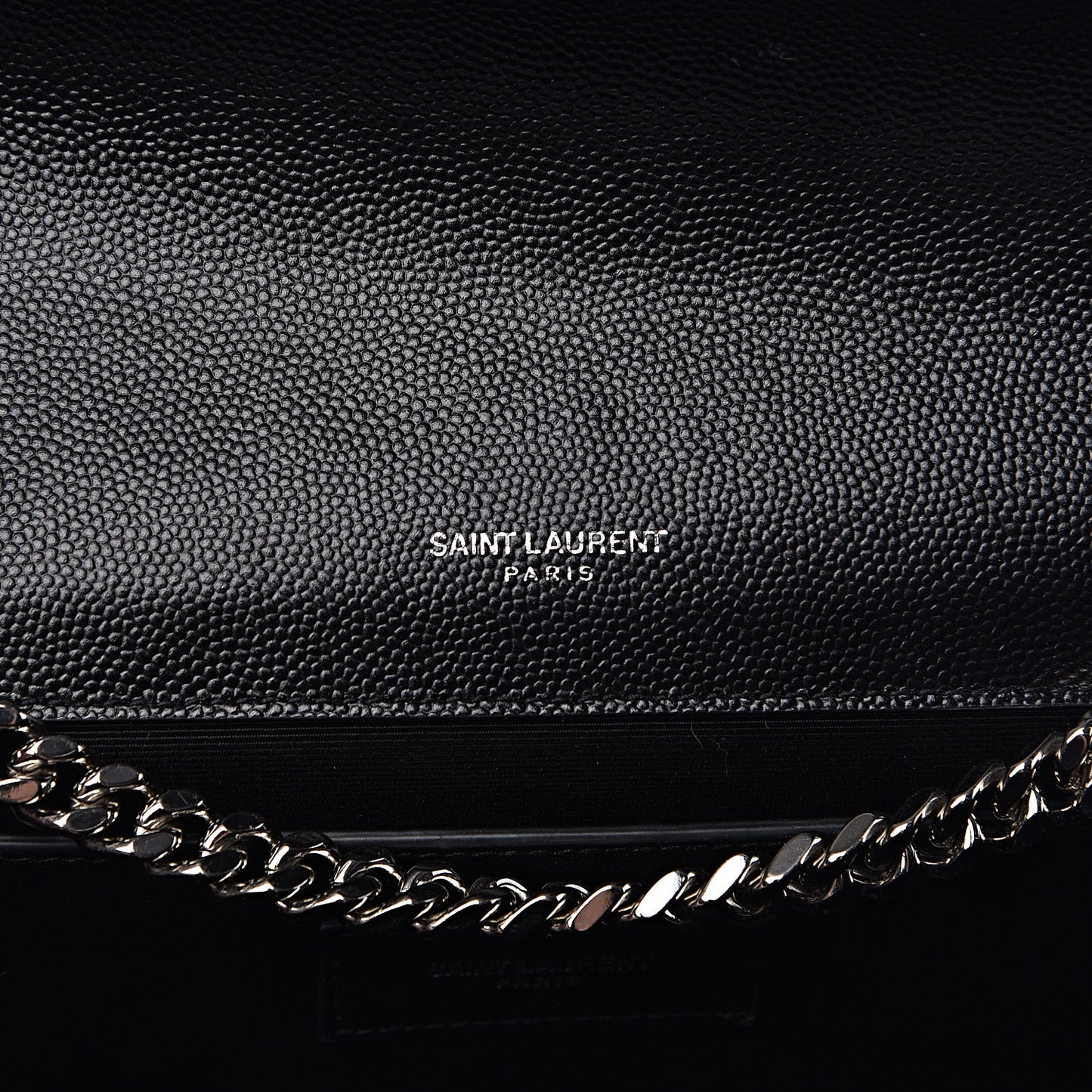 Grain De Poudre Large Classic Monogram Kate Satchel Black
