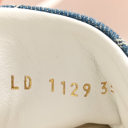 Louis Vuitton Denim Monogram Stellar Sneakers 35 Bleu 7 of 9