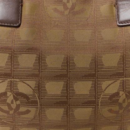 Chanel Nylon Mini Travel Tote Brown 10 of 18