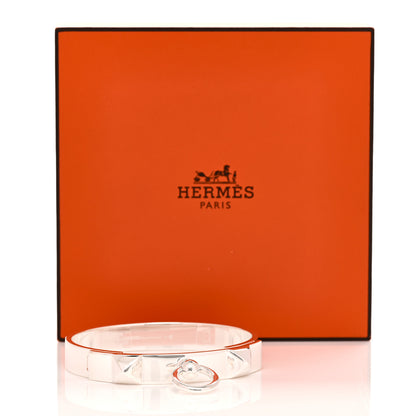 Hermes Sterling Silver PM Collier De Chien Bracelet ST 4 of 4