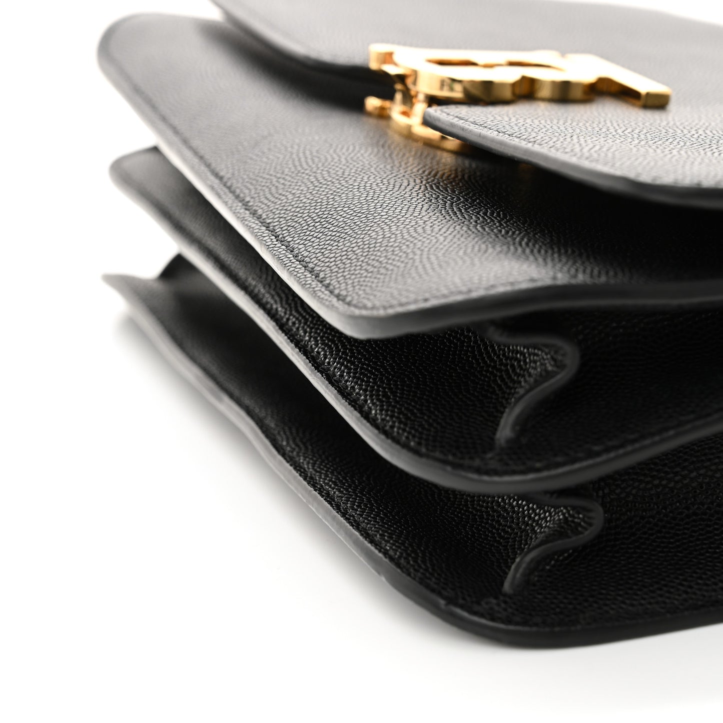 Grained Calfskin Medium TB Bag Black