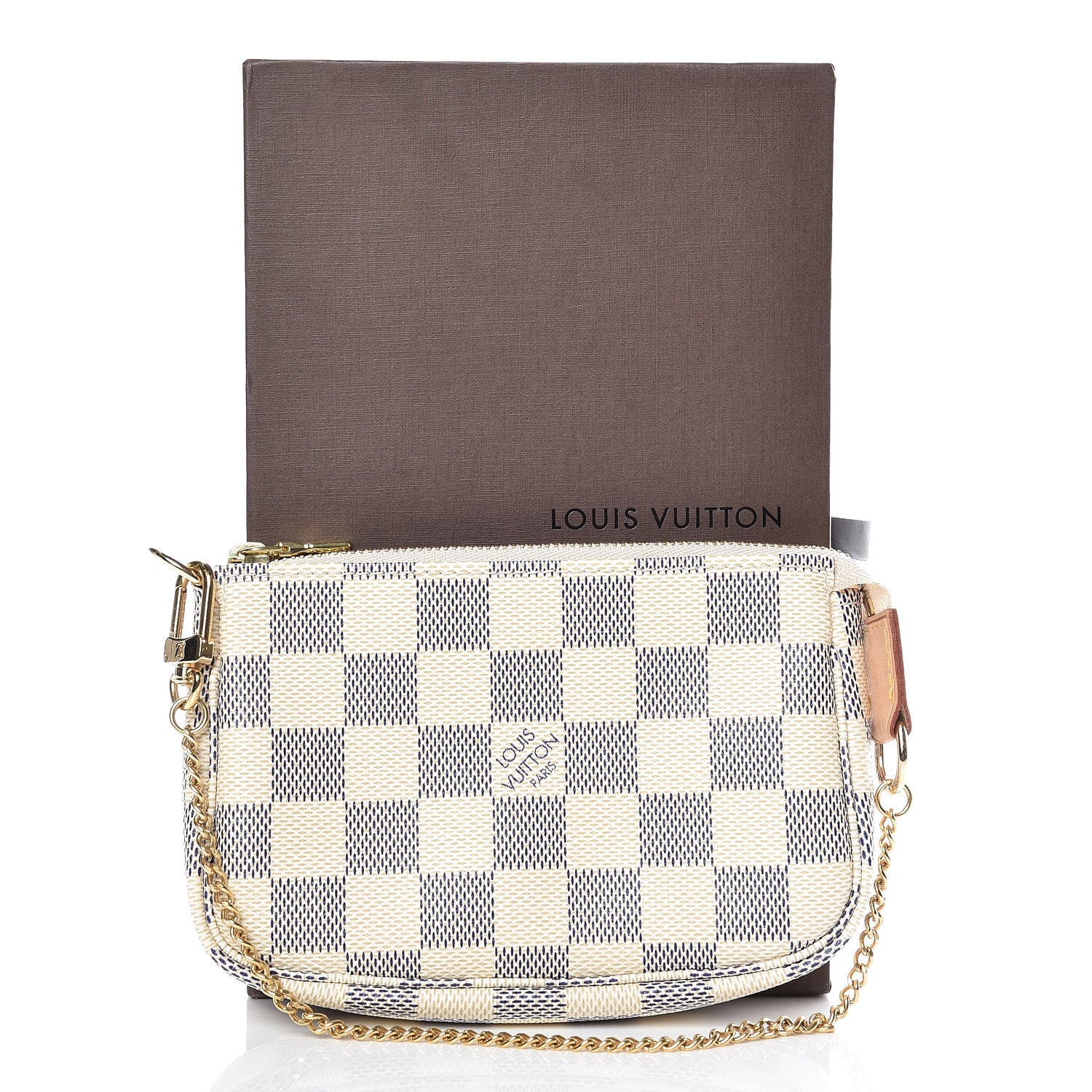 Louis Vuitton Damier Azur Mini Pochette Accessories 10 of 10