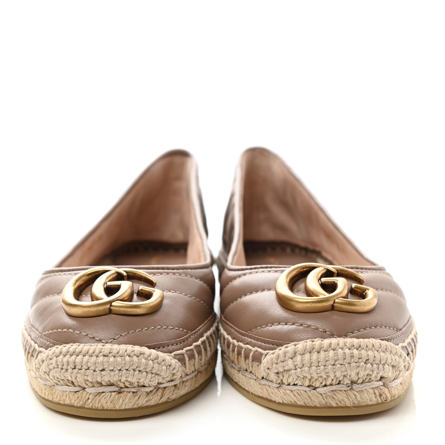 Gucci Nappa Matelasse GG Marmont Espadrilles 36 Porcelain Rose 2 of 10