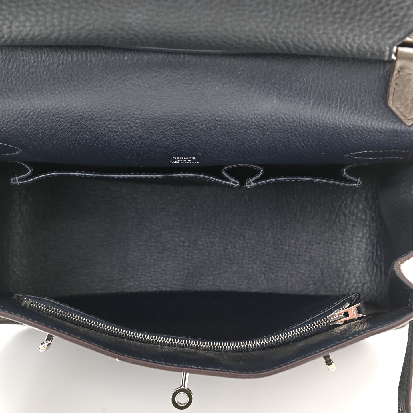Taurillon Clemence Tri-Color Jypsiere 28 Etain Bleu Ocean Bleu Abysse
