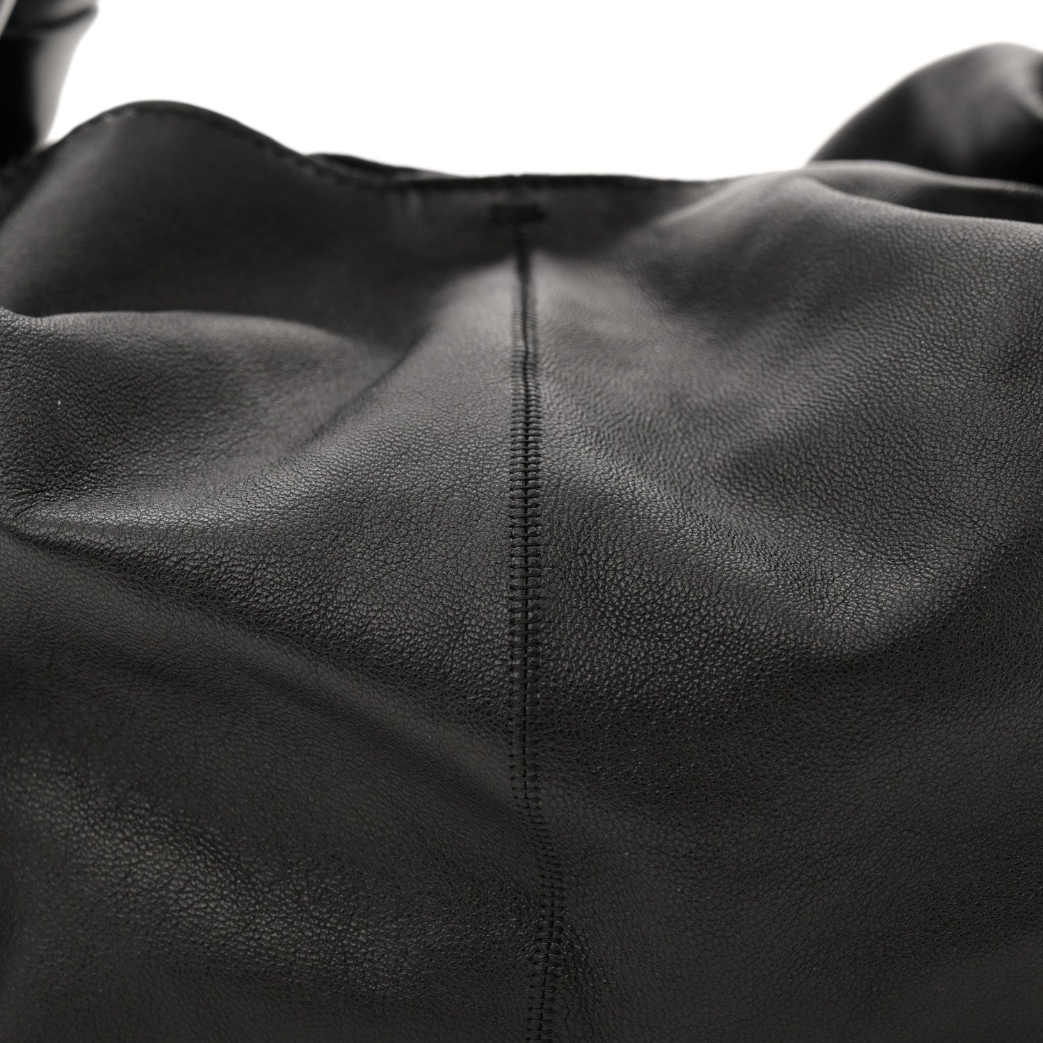 The Row Polished Saddle Calfskin Small Ascot Bag Black 7 of 9