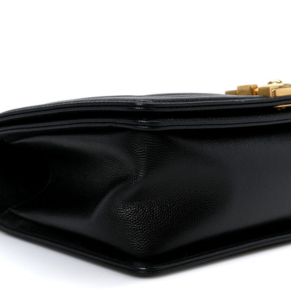 Chanel Caviar Quilted Medium Boy Flap Black 8 of 9