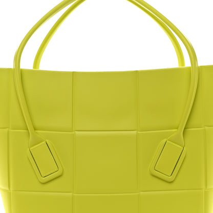 Bottega Veneta Rubber Maxi Intrecciato Medium Arco Kiwi Green 7 of 11