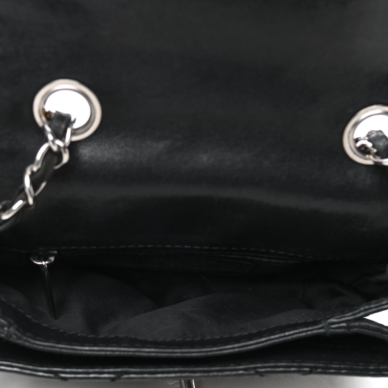 Chanel Lambskin Small Stitched Mini Flap Black 4 of 23