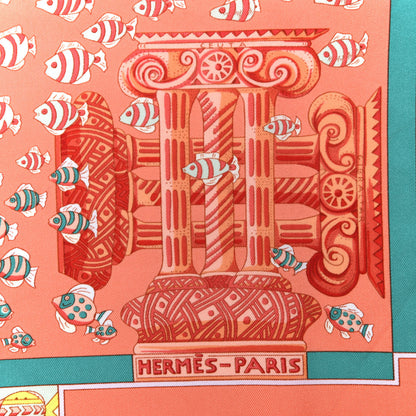 Hermes Silk Rencontre Oceane Scarf 90 4 of 4
