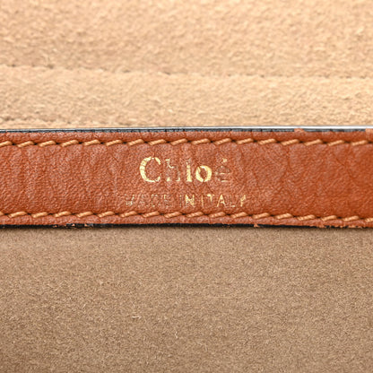 Chloe Calfskin Medium Braided Hudson Double Carry Shoulder Bag Caramel 6 of 15
