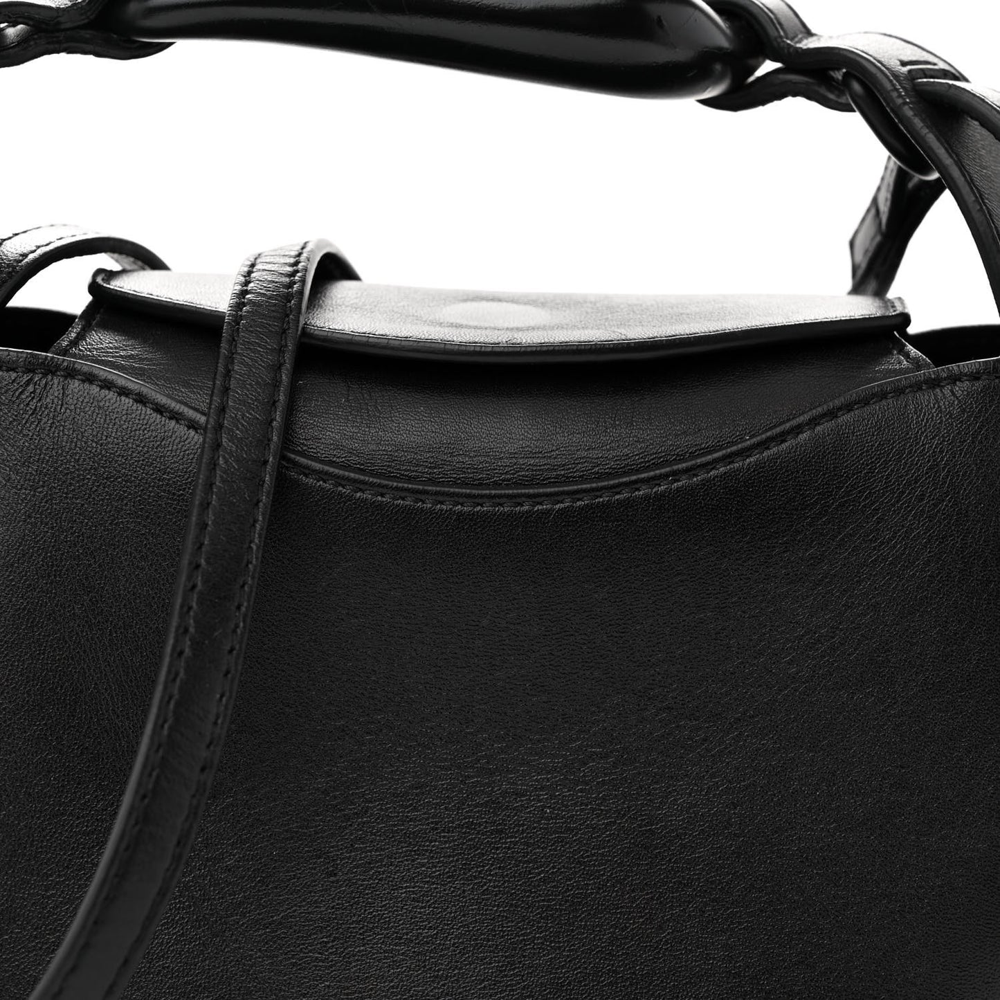 Nappa Small Kiss Bag Black