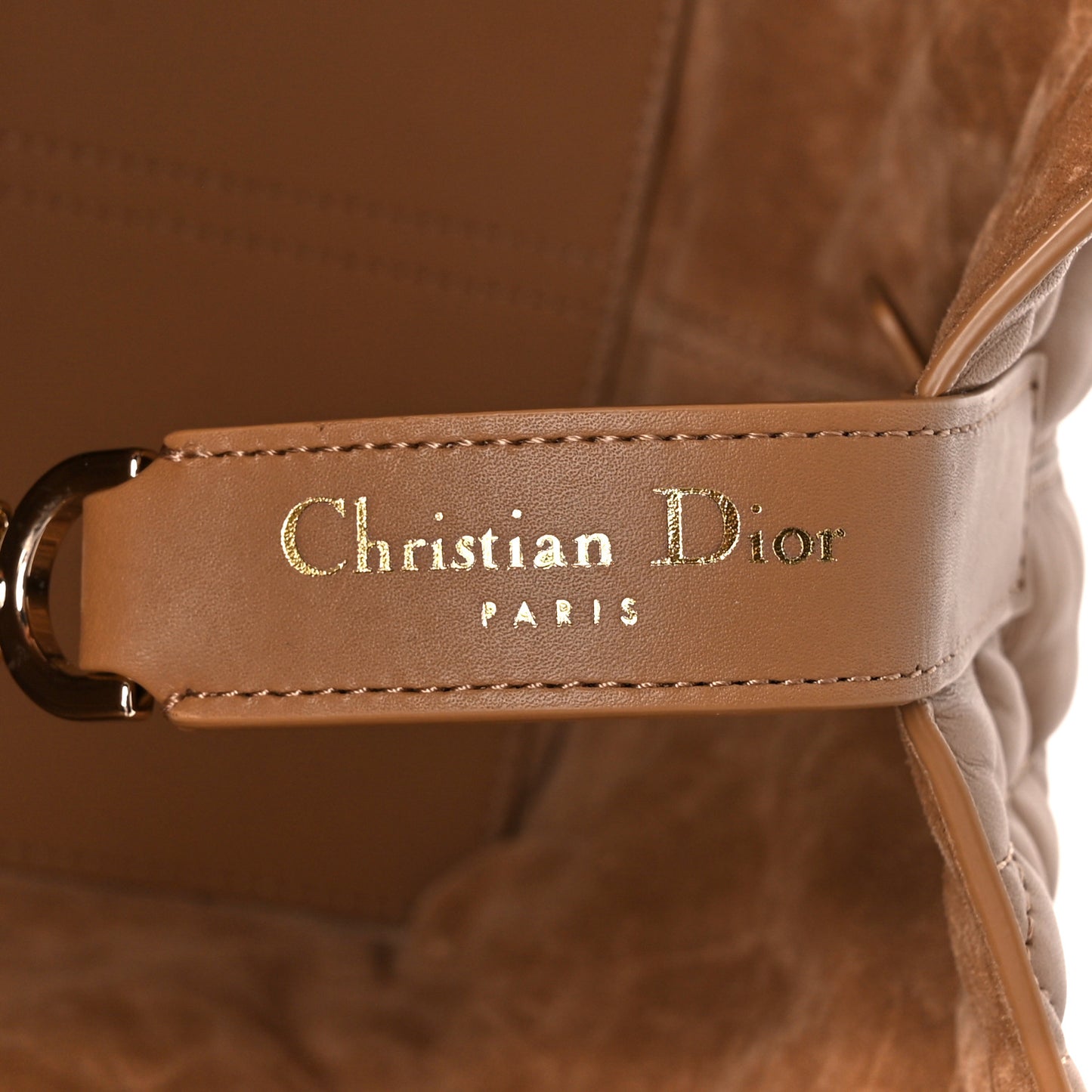 Calfskin Macrocannage Medium Toujour Powder Tan