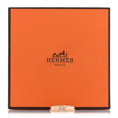 Hermes 18K Rose Gold Diamond Ever Herakles Wedding Band Ring 53 6.5 5 of 5
